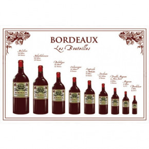 Essuie verres - Les bouteilles de Bordeaux