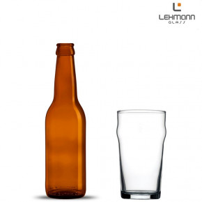 6 verres à bière Nonic 30cl  Lehmann Glass