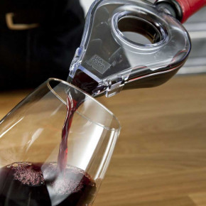 Decanteur Aérateur à Vin Bec Verseur Anti-Goutte + Pompe à Vin - Aération  du Bouteille Lors de l'écoulement du Vin
