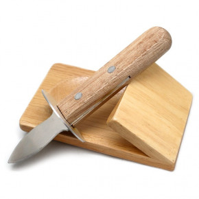 Couteau à huître avec base bois