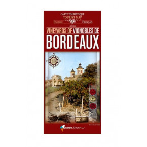 Carte touristique vignobles de Bordeaux