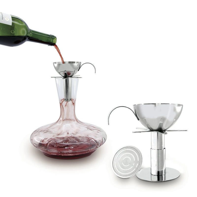ZORTUNG Aérateur de vin avec passoire pour support de sédiments, sac de  voyage, diffuseur aérateur, filtre aérateur, aérateur pour vin rouge et  blanc