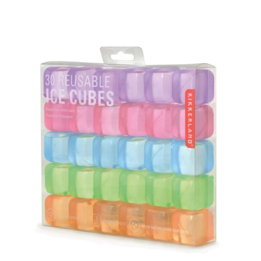 Glaçons cube couleur réutilisable (set de 30)