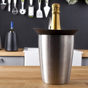 Seau Champagne Cooler Elegant acier brossé