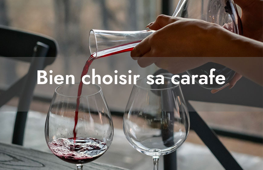 Carafe à vin en verre